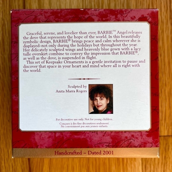 Hallmark Keepsake Ornament Barbie Angel Ornament: A Heavenly Gift for Your Tree - Picture 4 of 6